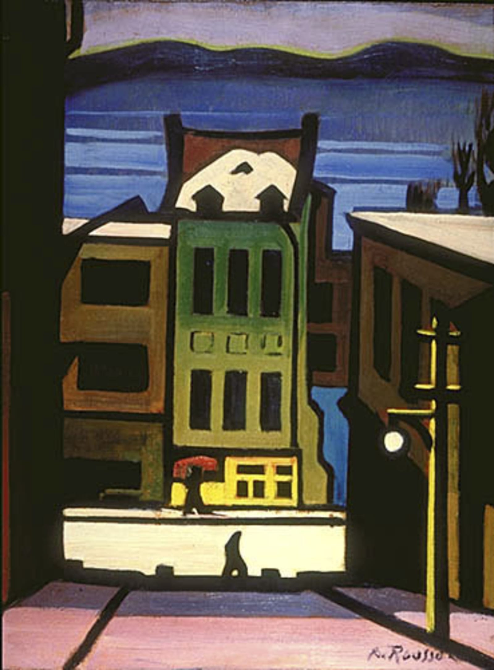 Rue SaintStanislas, à Québec Rousseau, Albert Collections MNBAQ