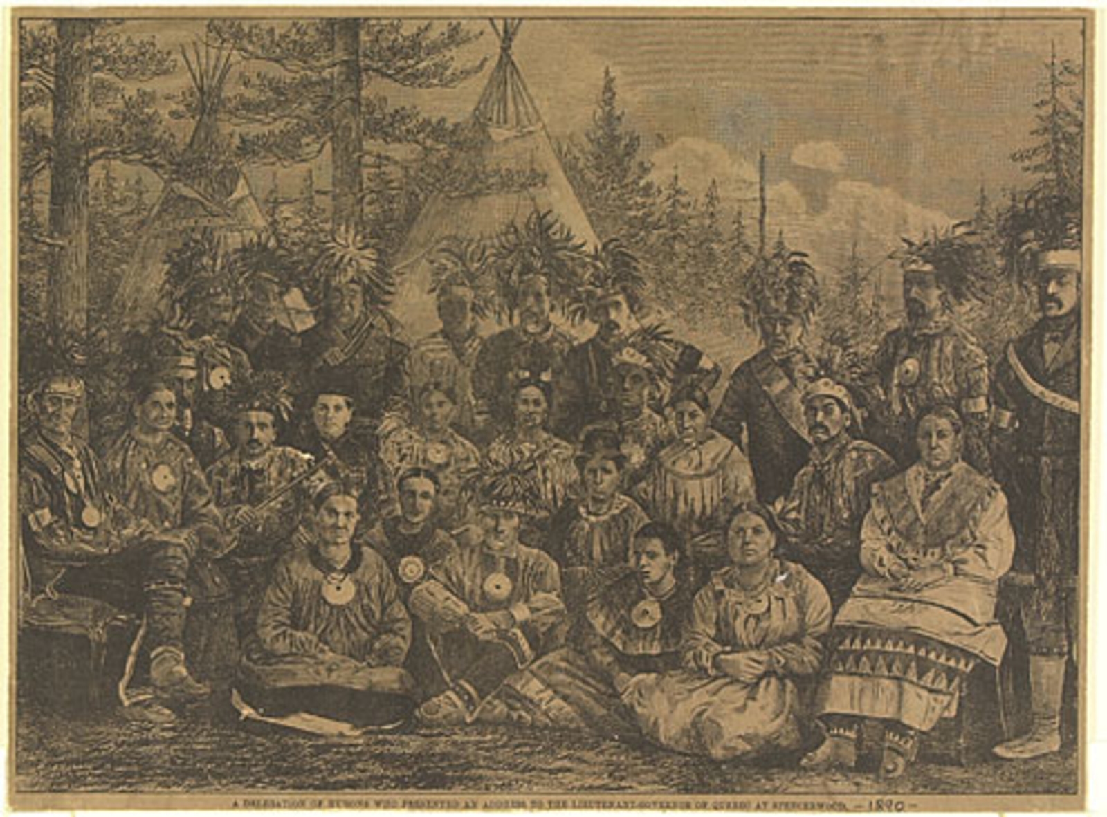 Députation des Hurons de Lorette à Spencer Wood Inconnu Collections