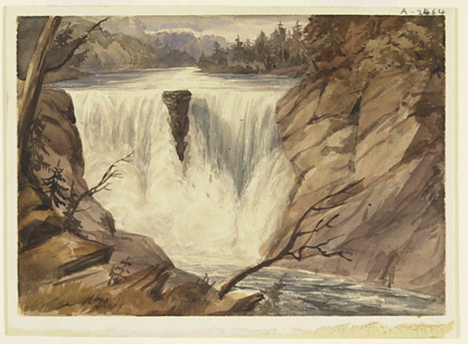 Les Chutes Kakabeka Inconnu Collections MNBAQ