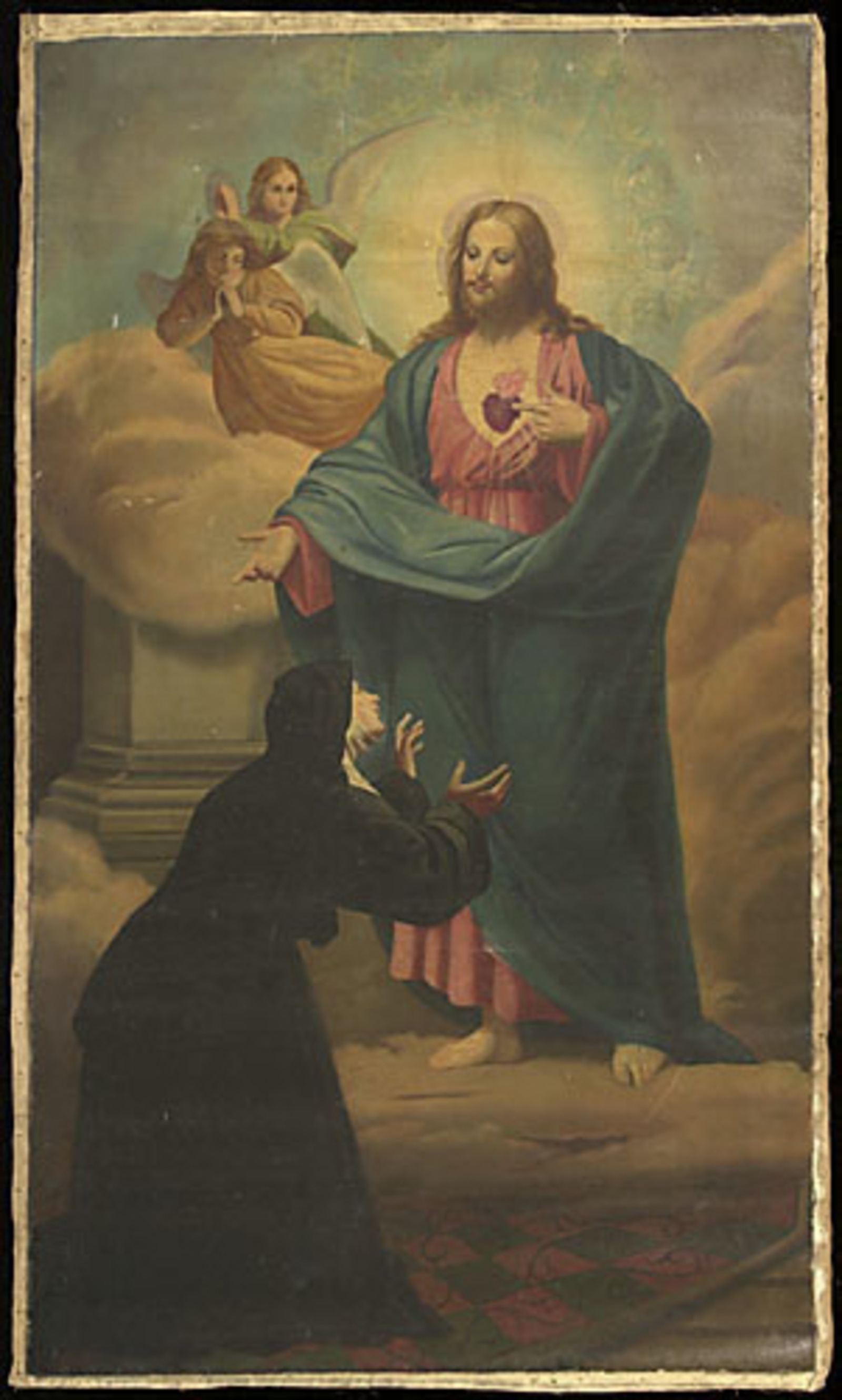 L'Apparition du SacréCoeur de Jésus à sainte MargueriteMarie Alacoque