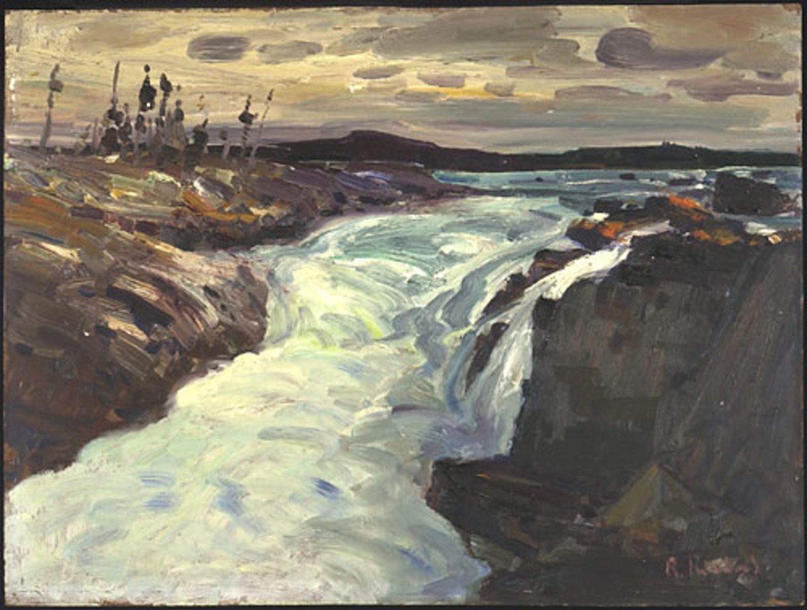 La Chute à la baie d'Ungava Richard, René Collections MNBAQ