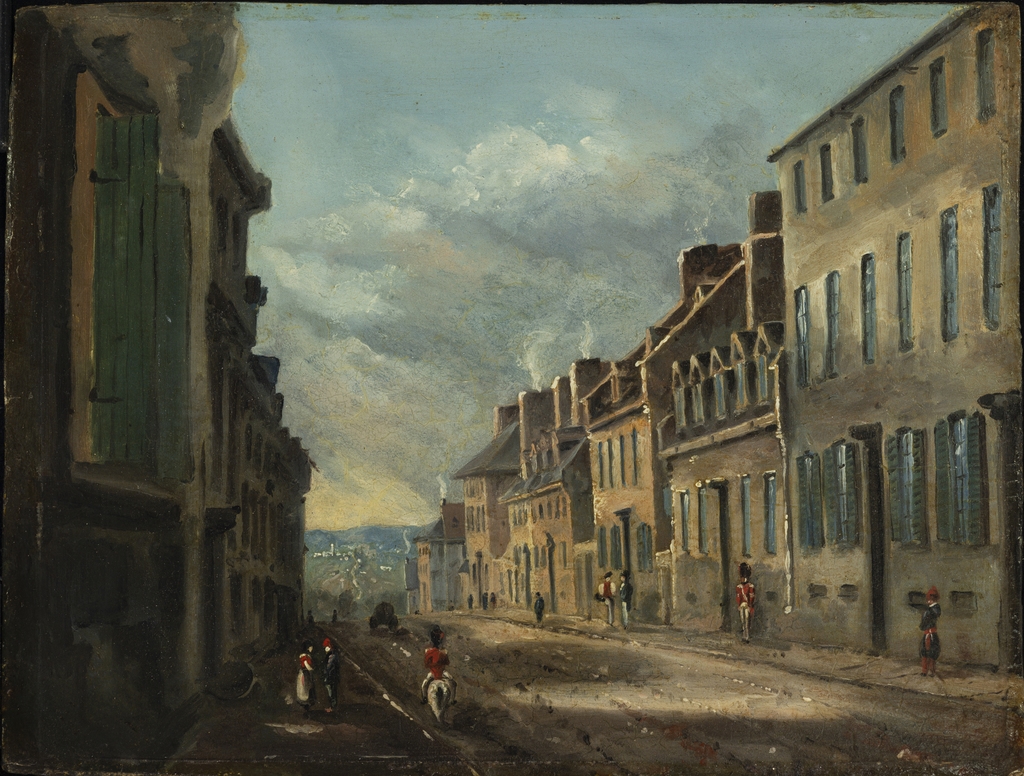Vue de la rue SainteUrsule, Québec Sewell, William Smith