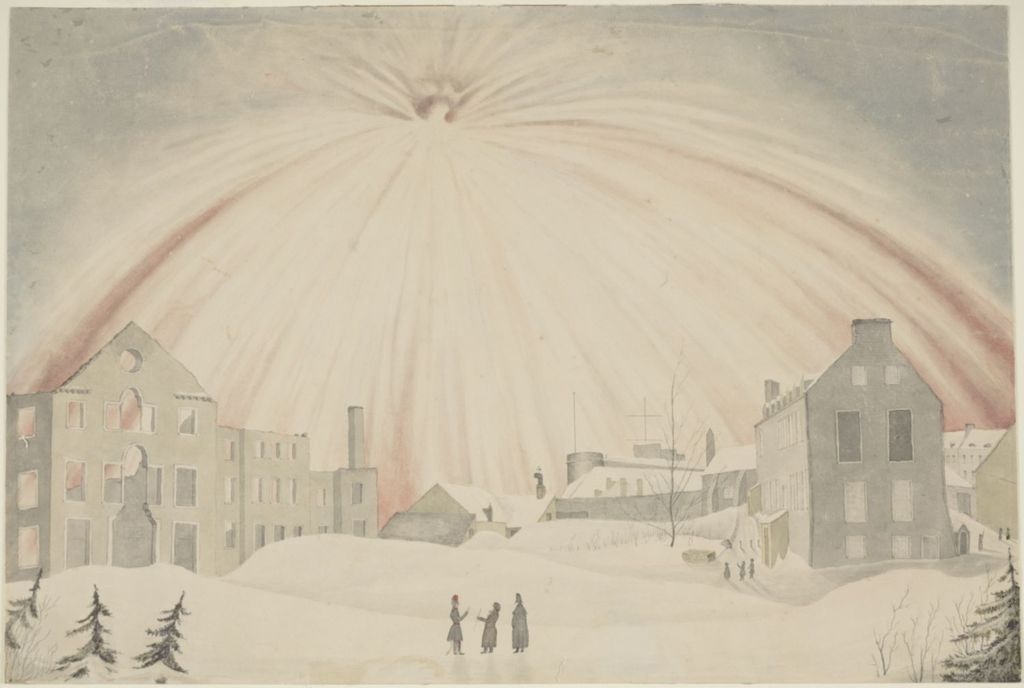 Aurore boréale à Québec