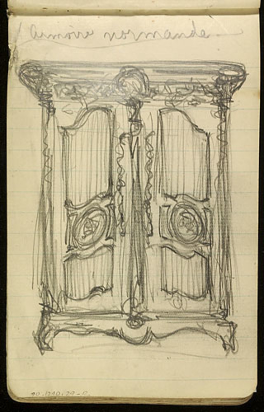 Armoire normande Hébert, Adrien Collections MNBAQ