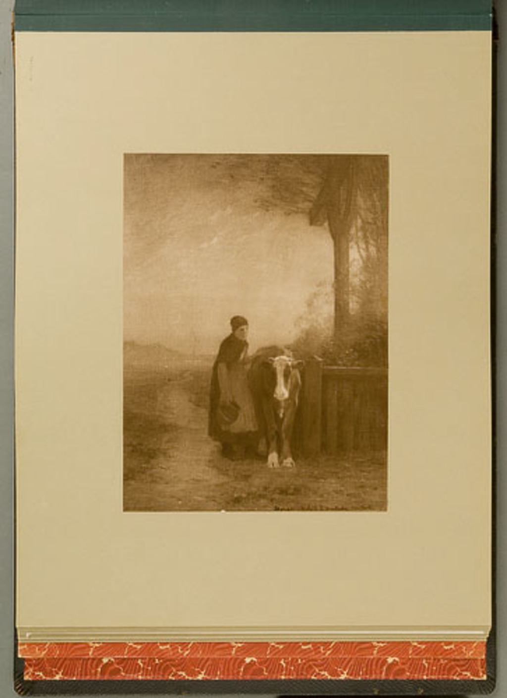 Evening-by the Cross, de l'album de reproductions de peintures d'Horatio Walker