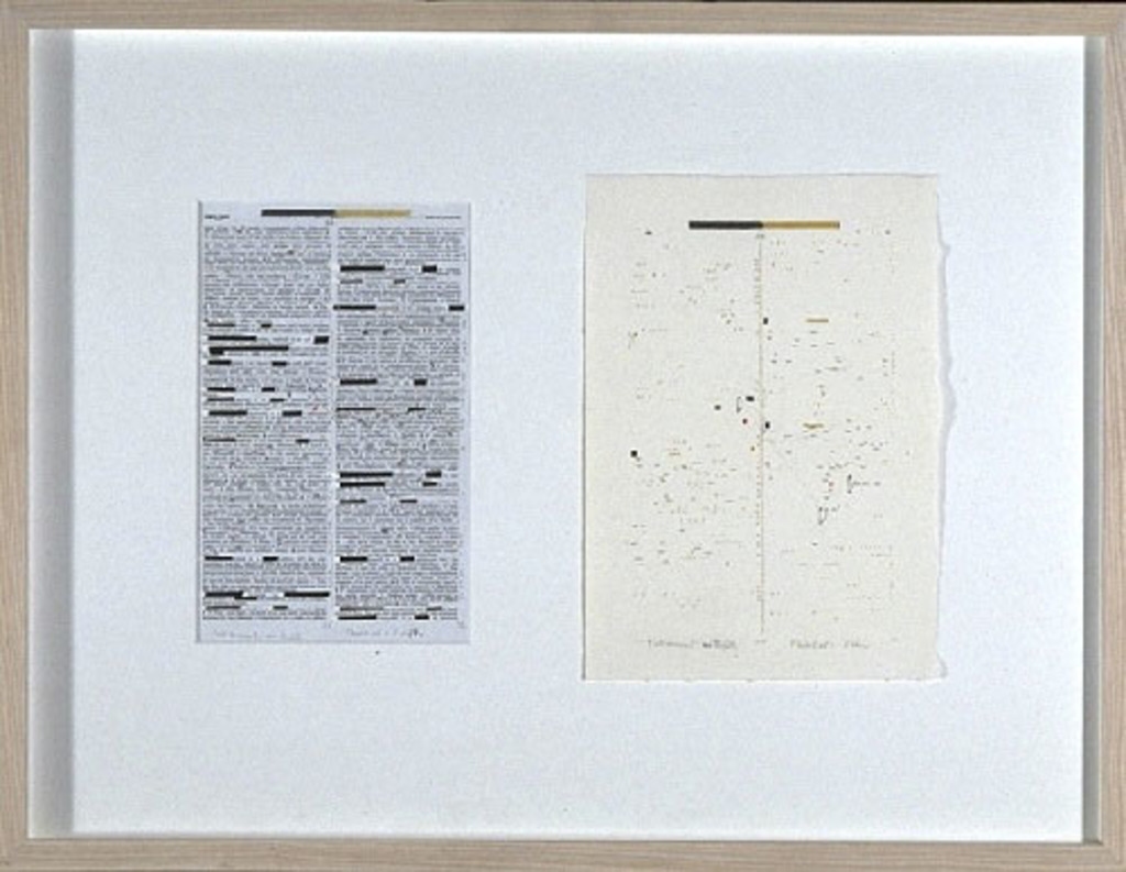 Dessin d'une « Page-Miroir » (double)