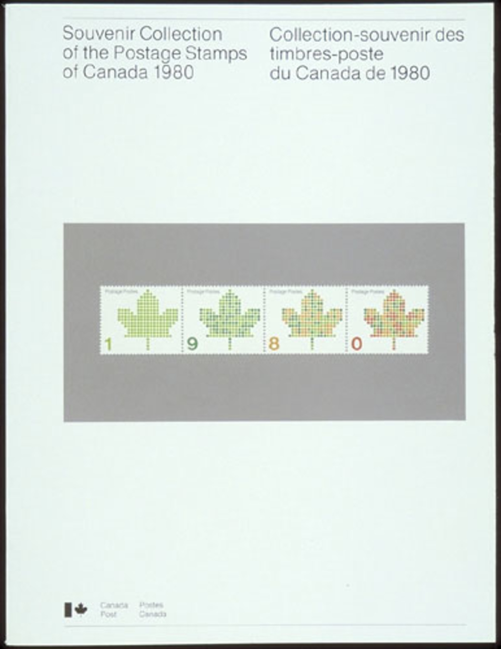 Collectionsouvenir des timbresposte du Canada de 1980 Harder, Rolf