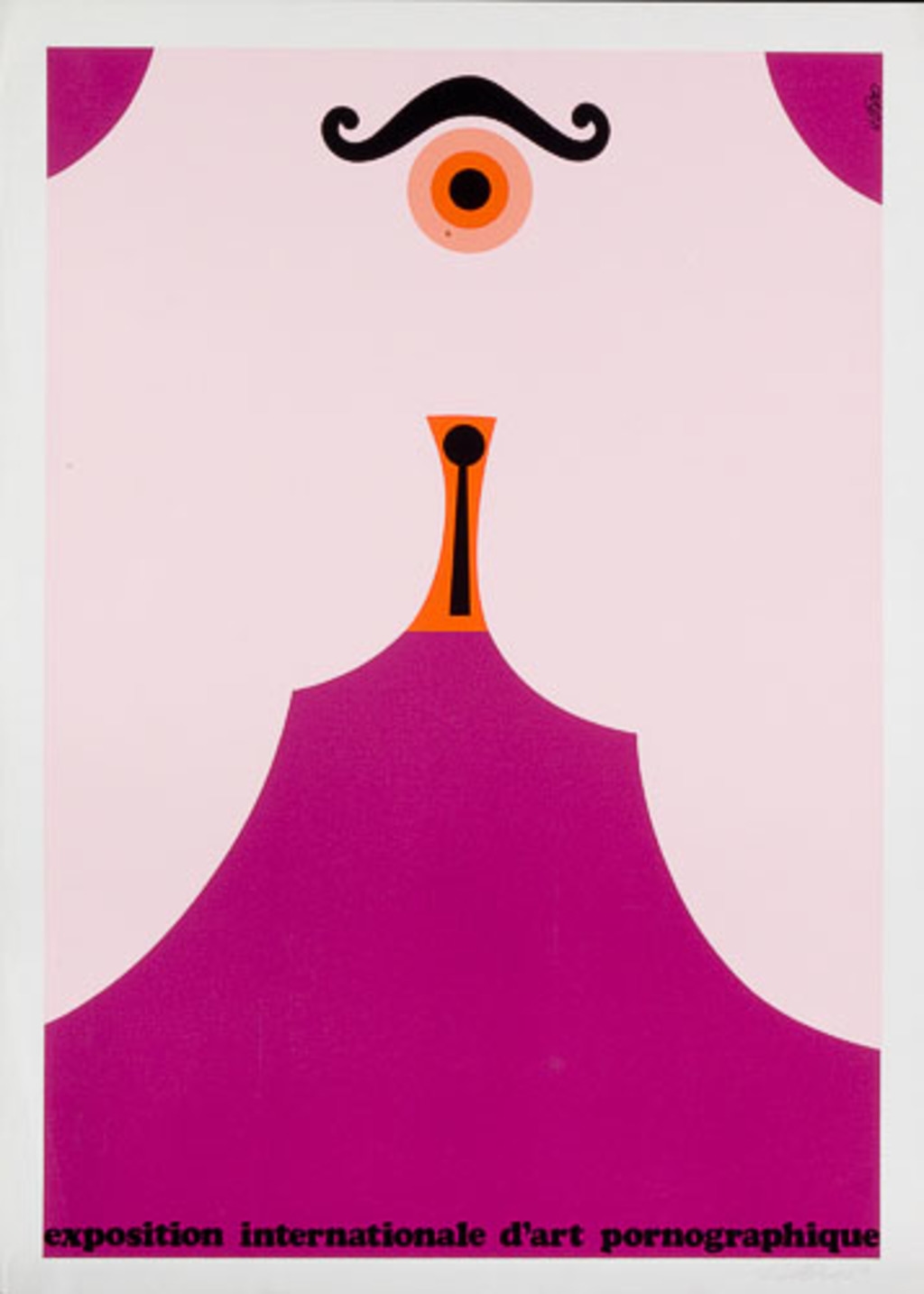 Affiche « Exposition internationale d’art pornographique »