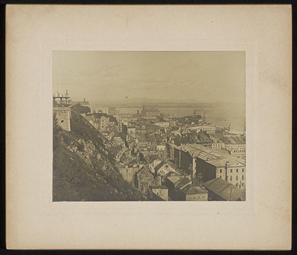 La BasseVille vue de la terrasse Dufferin, Québec Moore Pictures