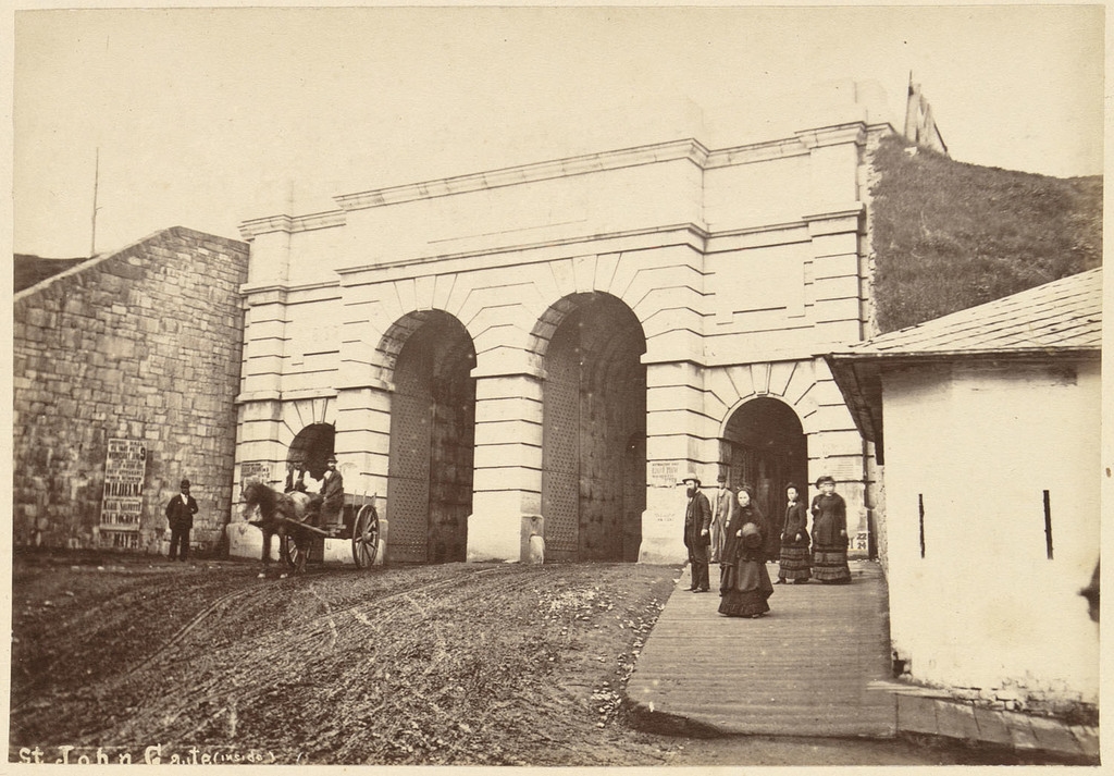 La Porte Saint-Jean, Québec, de l'album Vues de Québec et des environs