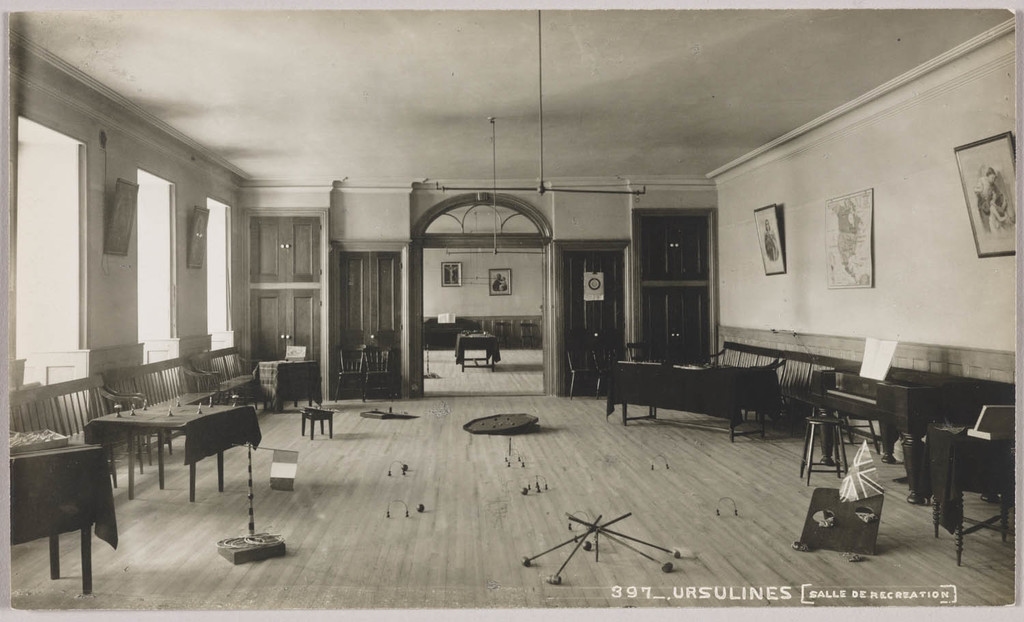 La Salle de récréation du monastère des Ursulines, Québec