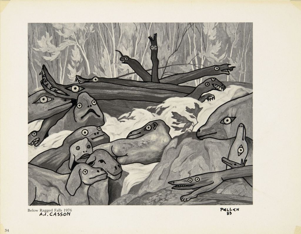 Bestiaire d'après « Below Ragged Falls » d'A.J. Casson