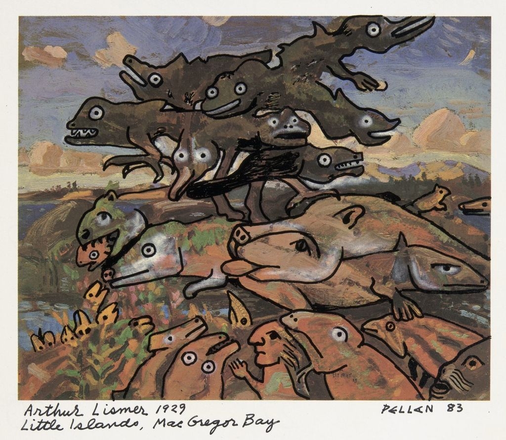 Bestiaire d'après « Little Islands, McGregor Bay » d'Arthur Lismer