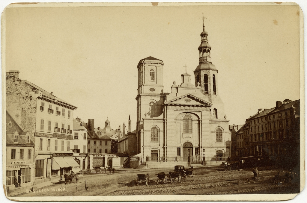 La Côte de la Fabrique et la basilique-cathédrale de Notre-Dame-de-Québec