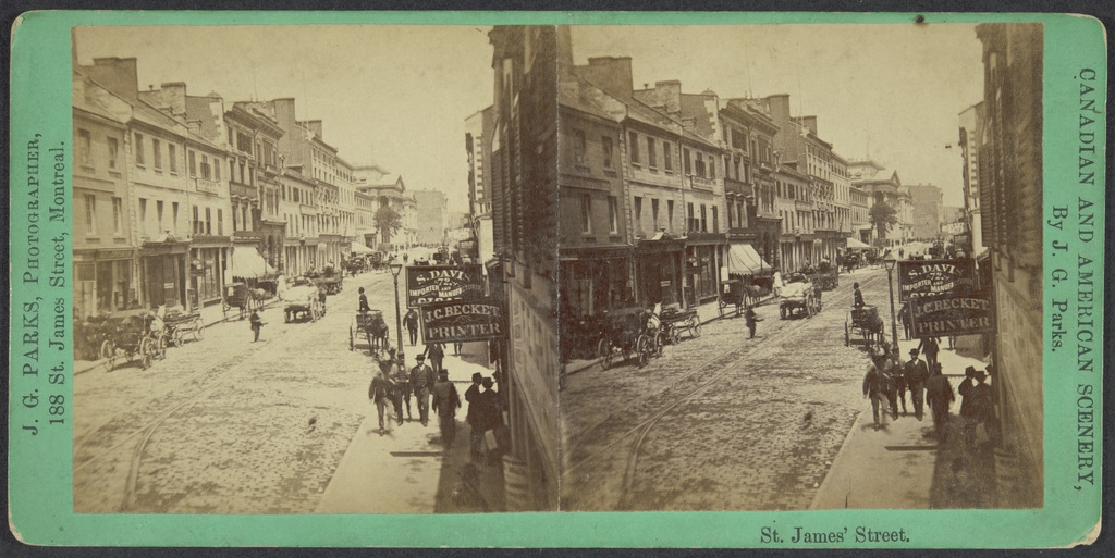 La Rue SaintJacques, Montréal Parks, James Collections MNBAQ